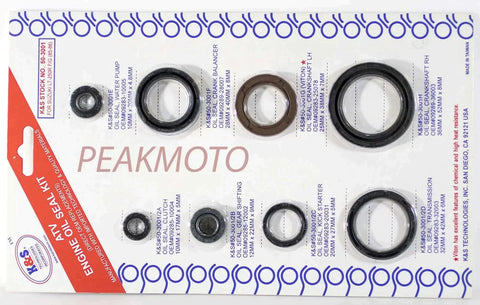 Suzuki LT250R 1985-1986  Quadracer Engine Oil Seal Kit K&S Technologies 50-3001