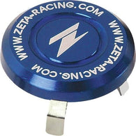 ZETA - ZE58-4132 - Aluminum Steering Stem Nut Cap, Blue