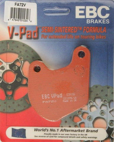 EBC FA72V Touring Bike Semi-Sintered V Brake Pads