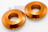 ZETA - ZE93-2503 - Quick Change Fast Rear Captive Wheel Spacers, Orange KTM