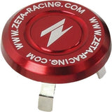 ZETA - ZE58-4133 - Aluminum Steering Stem Nut Cap, Red