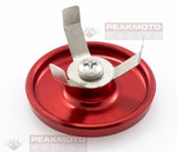 ZETA - ZE58-4133 - Aluminum Steering Stem Nut Cap, Red