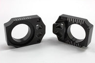 Works Connection 17-137 Axle Blocks Black YAMAHA YZ450F 2010-15, YZ250F 2012-15