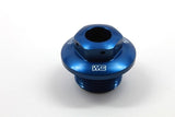 Works Connection 24-400 Blue Anodized Aluminum Steering Stem Nut KTM Husqvarna