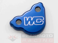 Works Connection 21-500 Blue Anodized Rear Brake Master Cylinder Cover