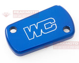 Works Connection 21-600 Blue Anodized Rear Brake Master Cylinder Cover