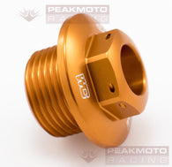 Works Connection 24-380 Orange Anodized Aluminum Steering Stem Nut KTM Husqvarna