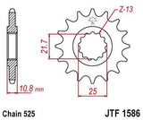 Yamaha R6 2006-2018 JT Sprockets - JTF1586.16 - Steel Front Sprocket, 16T