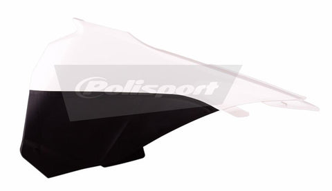 Polisport - 8453200002 - Airbox Cover White/Black For KTM 85 SX 2013-2017